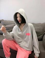 拉链卫衣外套，女装卫衣/绒衫，添衣