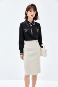 2021秋季新品 韩版通勤衬衫，女装衬衫，秋子丰色(1F)