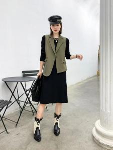 套装马甲两件套，女装职业装，玛谷