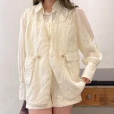 【现货】马甲短裤两件套，女装马夹，欧洛佛
