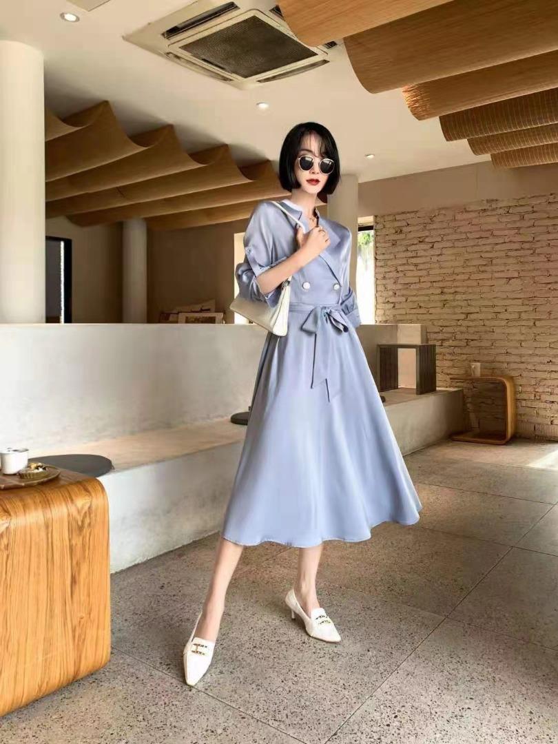 秋季新款连衣裙，女装连衣裙，洲忆家