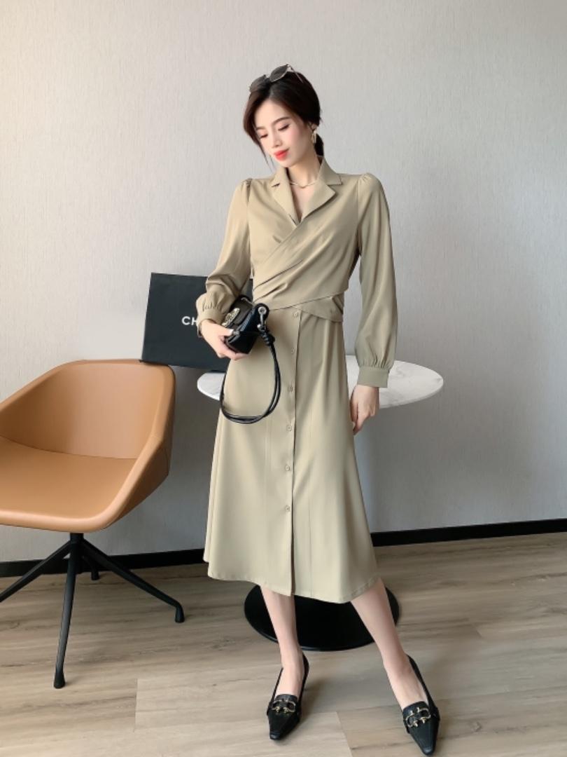 女人眉魅连衣长裙，其它，英利伊人
