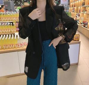 2021早秋新款防晒西装外套百搭,女装西装,蜜思优沫