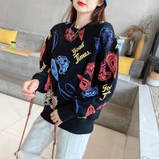 秋款时尚休闲卫衣，女装卫衣/绒衫，泽妤