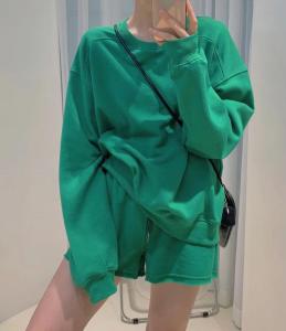 秋季新款 韩版休闲纯色卫衣套装，女装卫衣/绒衫，AT(2F)