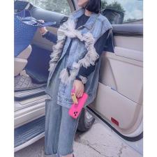 网纱牛仔背心，女装背心吊带，肆尔