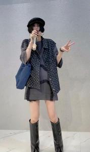 2021秋冬新款大口袋炸街宽松显瘦百搭马甲外套,女装马夹,L·H·X