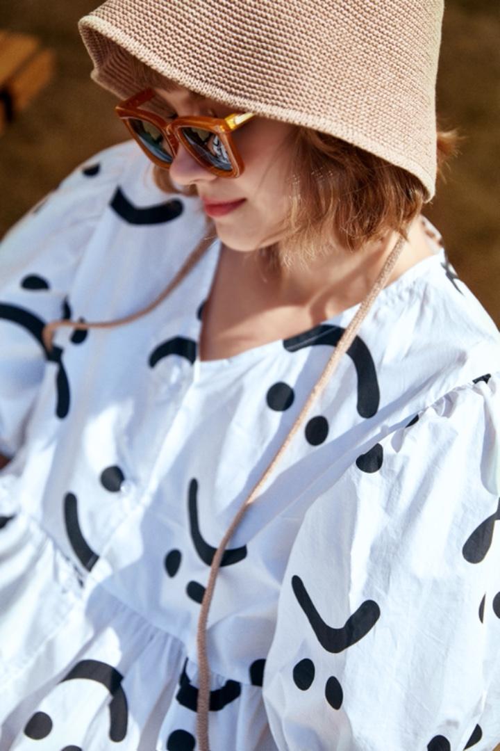 夏季新品，笑脸连衣裙，女装连衣裙，AIMEEWQ