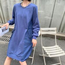 秋季新款、长款卫衣百搭，女装卫衣/绒衫，XCWY