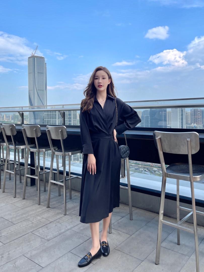 【东方名裳】2021年秋款连衣裙，女装连衣裙，东方名裳
