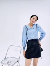 秋季重工衬衫，女装衬衫，TC9