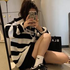 Mm6条纹毛衣，女装针织衫/毛衣，XTZ style