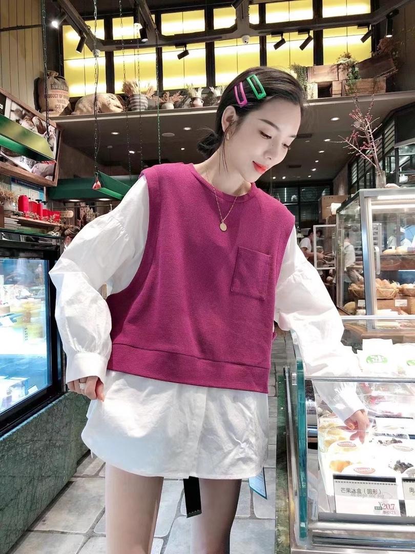现货韩系四色卫衣，女装卫衣/绒衫，一杭