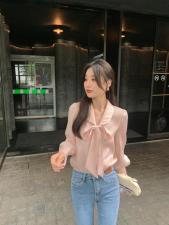 韩版蝴蝶结衬衫，女装衬衫，M.W 嫚维