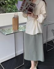 小设计感衬衣搭配半裙别具一格的美，女装半身裙，SPARKS OF FIRE