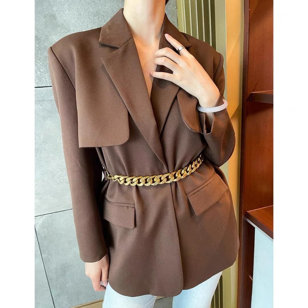 秋季新品，明星同款西装外套，女装西装，More-Lee