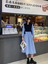 秋季新款连衣裙，女装连衣裙，黑米