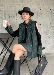 马甲二件套,女装马夹,女人家淼漫