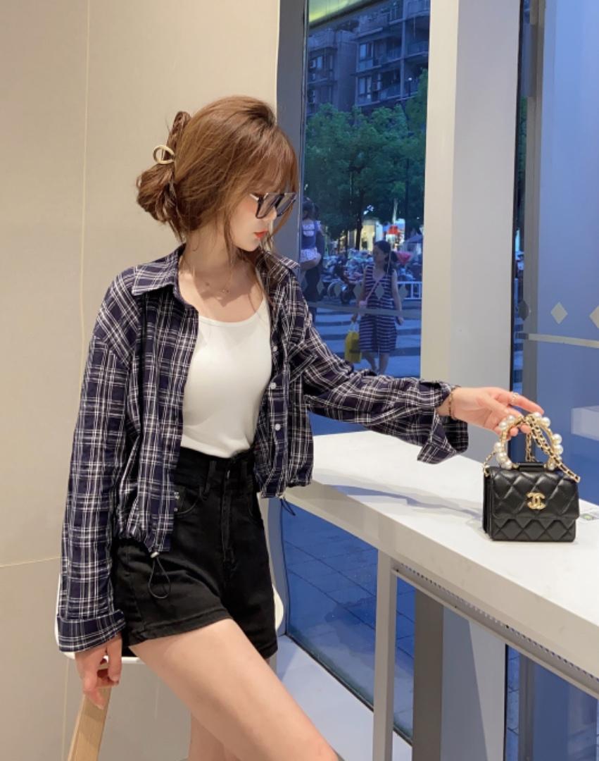 新款格子两件套，其它，秀丽一生