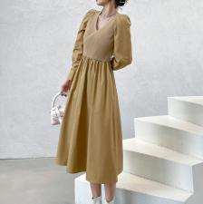 拼接款连衣裙两色，女装连衣裙，TOP.1