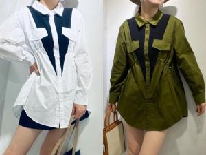 欧版冰拼接衬衣,其它,芭娜美纳
