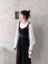 两件套连衣裙，女装连衣裙，贻思茗