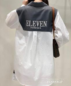 撞色衬衣,其它,ELEVEN 拾壹