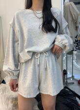 【现货】秋季新款简约休闲卫衣套装，女装卫衣/绒衫，法贝萱