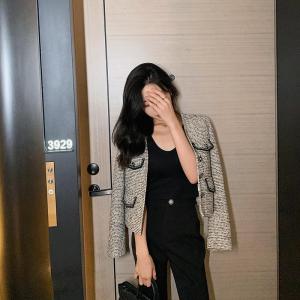 气质修身小香风外套,其它,M.W 嫚维