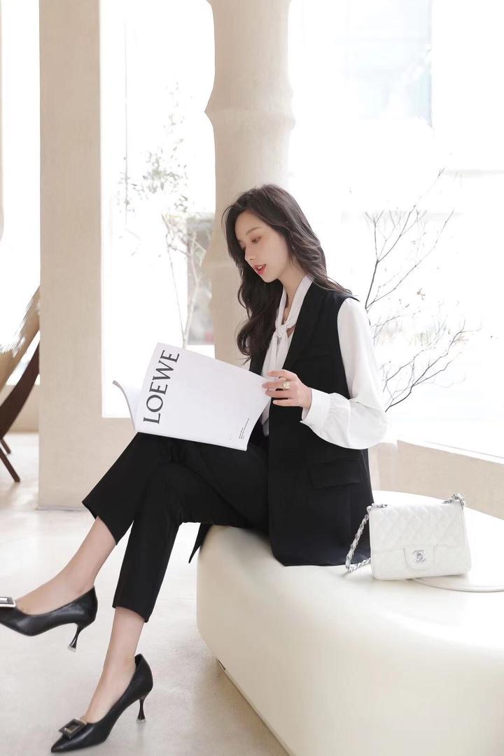 三件套套装，女装职业装，贻思茗