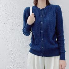 羊毛花开衫，其它，TerreBleue