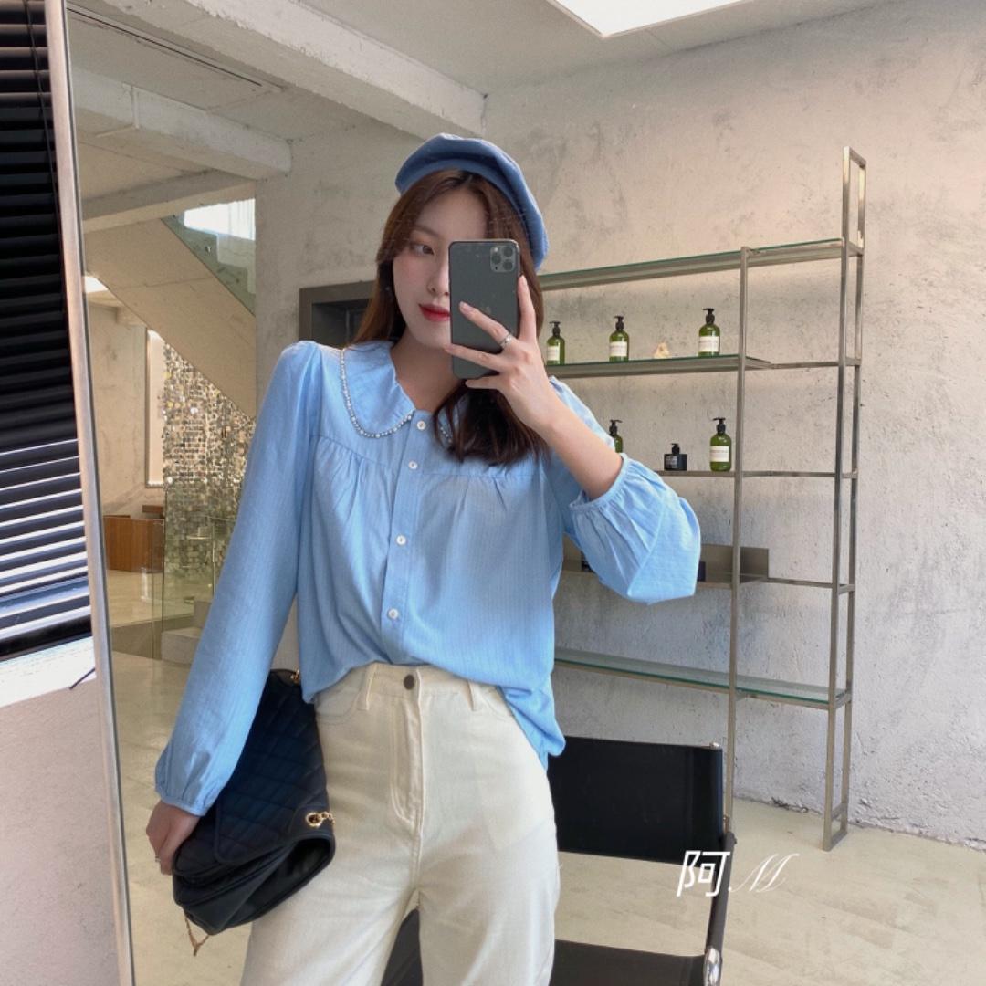 高级精致珍珠领衬衣，其它，阿M