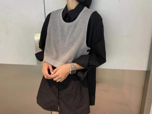 衬衣两件套,其它,淳沐
