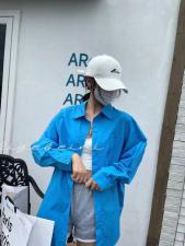 秋季纯色衬衣，其它，郦歌贝妮