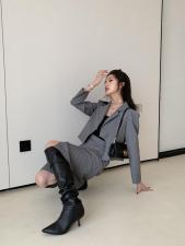 西服套装。可单拿，女装职业装，ZHOU CHU