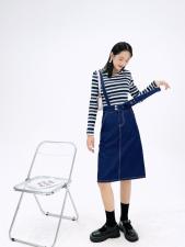 秋季新款两件套牛仔套裙，其它，TC9