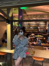 秋季新款条纹衬衫套装，女装衬衫，AT(2F)