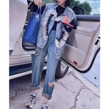 网纱牛仔背心，女装背心吊带，肆尔