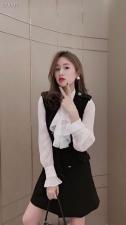 【现货】秋季新款精致女人两件套，其它，名依人