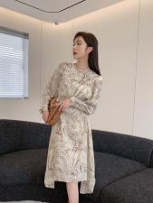 现货地质纹设计连衣裙俩色Ml，女装连衣裙，YANC PLUS(4F)