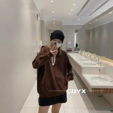 韩版直角肩显瘦小卫衣，女装卫衣/绒衫，淳·清雅秀