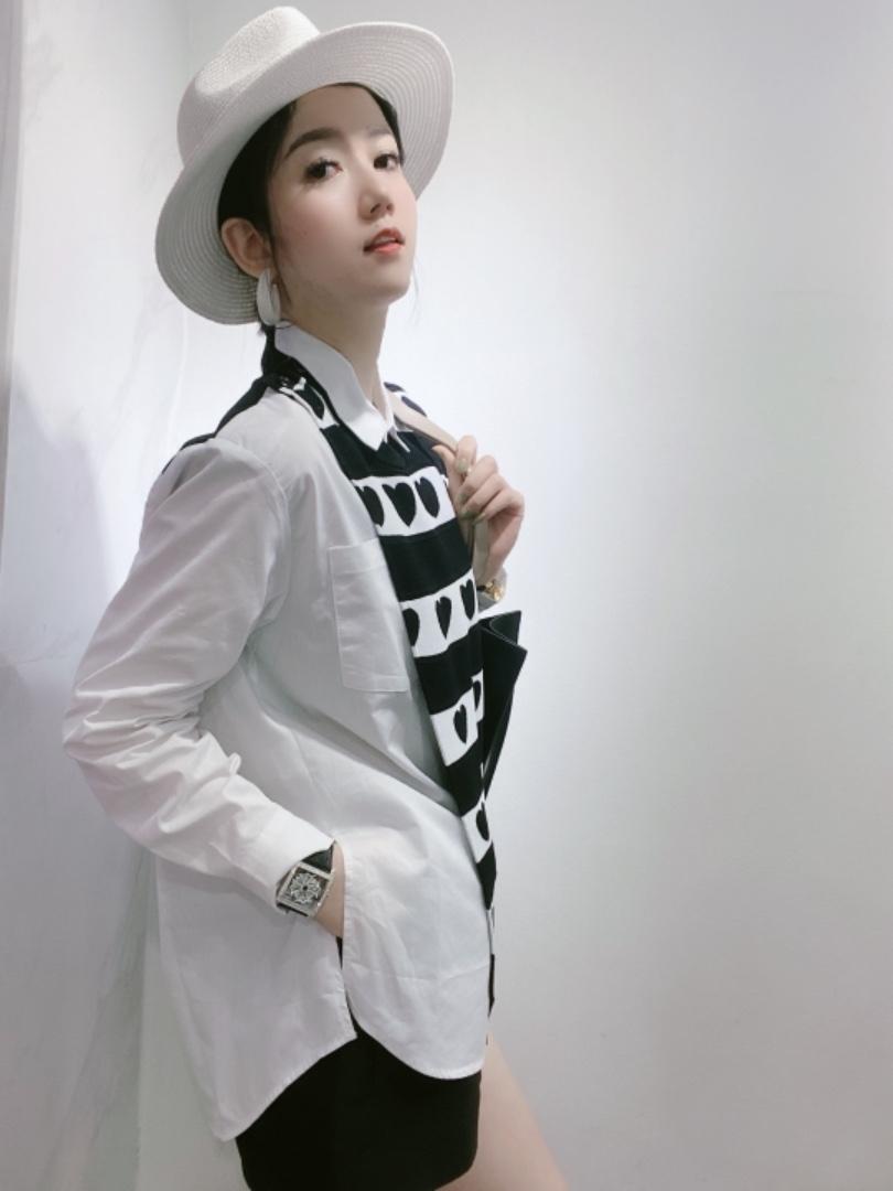 欧版爱心拼接衬衣，其它，芭娜美纳