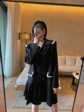 【现货】秋季新款海军领韩系连衣裙，女装连衣裙，1+9