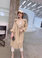 秋款韩版时尚风衣，女装风衣，穿名堂(7F)