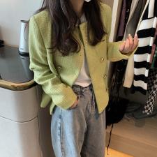 瑟琳绿色开衫，其它，XTZ style