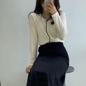 V领长袖上衣,其它,土布鱼