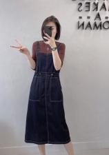 牛仔背带裙，其它，秀红佳丽