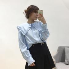【现货】秋款上新衬衫娃娃领，女装衬衫，嘉乐馨秀(8F)
