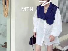 拼色衬衣，其它，麦缇诺
