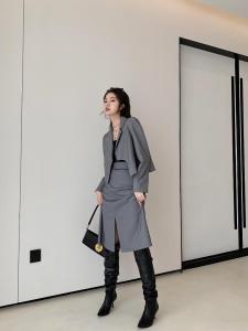 西服套装。可单拿,女装职业装,ZHOU CHU